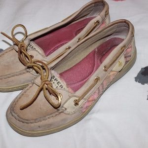 Plaid Sequin Sperry Boat Shoes